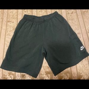 Olive green Nike shorts